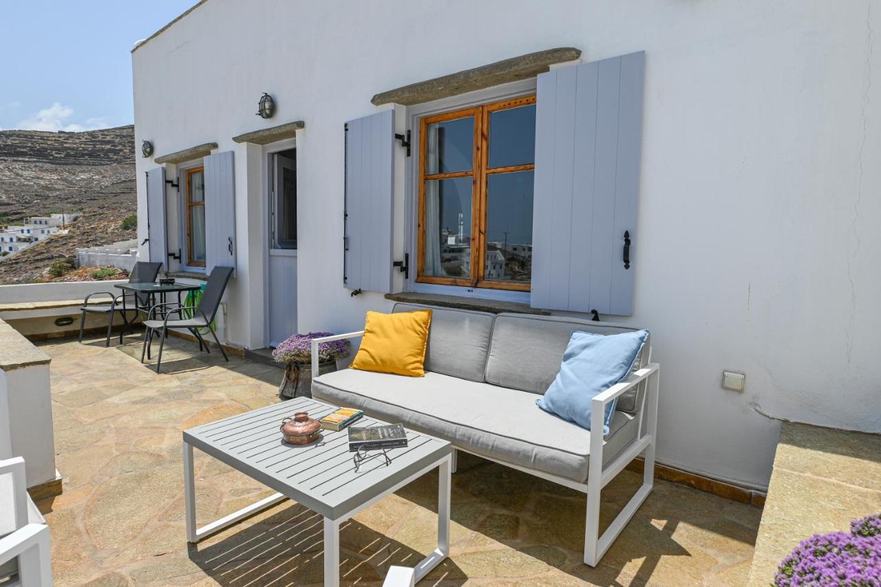 Ferienwohnung Teresa'S Sunrise Pánormos Exterior foto